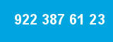 922 387 61 23 922 387 61 23